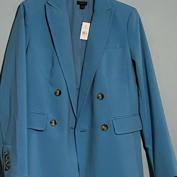 SELLING ANN TAYLOR BLAZER for WOMEN SIZE 2 COLOR BLUE LONG SLEEVE BNWT - Picture 1 of 8
